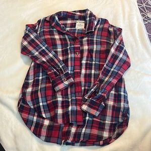 American eagle outfitters oversized fit flannel
